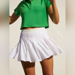 Outdoor Voices White Skater Skirt